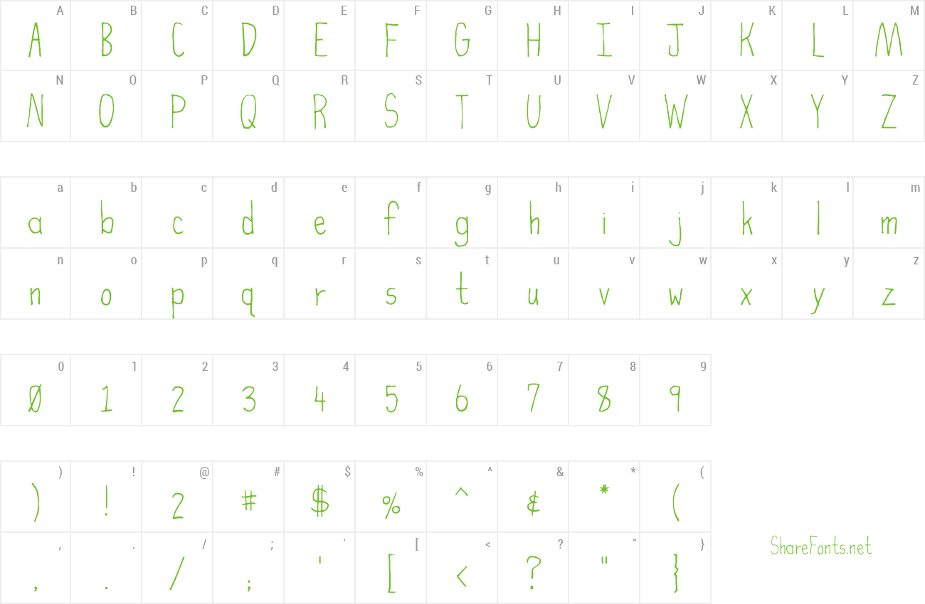 Font High Fiber preview